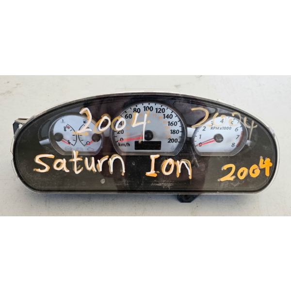 SALVAGE DASHBOARD FOR 2004 SATURN ION