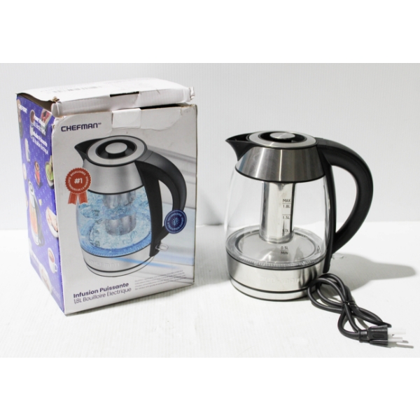 1.8L CHEFMAN POWER INFUSION ELECTRIC KETTLE
