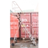 Image 1 : 10 STEP ROLLING PLATFORM LADDER 7 FT HIGH