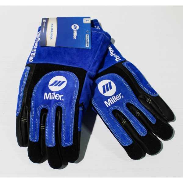 MILLER H.D. MIG/STICK ARC ARMOR GLOVES SIZE L