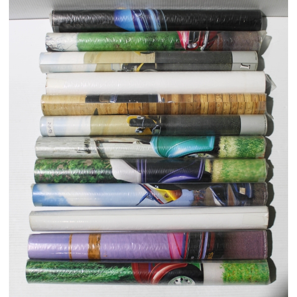 12 NEW AUTO POSTERS -  1965 FORD GT-40 ETC. (D)