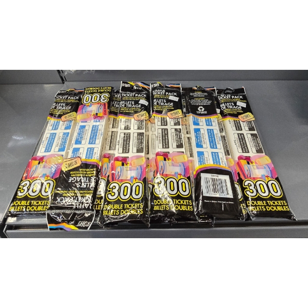 11PKS X 300 RAFFLE TICKETS 