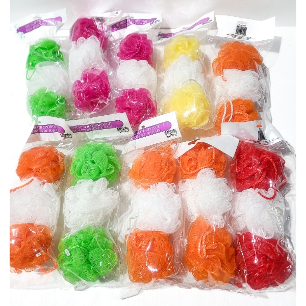 23 MINI BATH SPONGE LOOFAHS