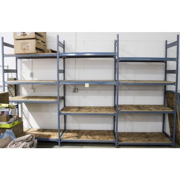 E-Z RECT HEAVY DUTY INDUSTRIAL STEEL SHELVING / RACKING