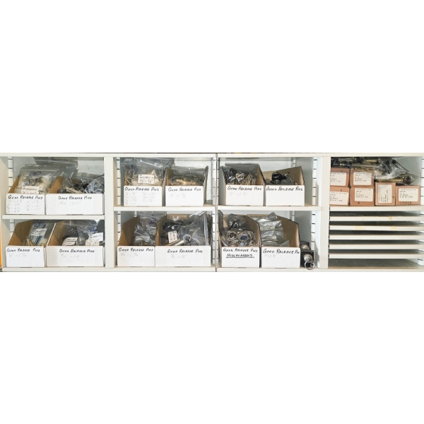 ALL QUICK RELEASE PINS ON SHELVES