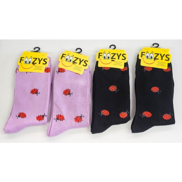 4 NEW FOOZYS SOCKS LADYBUGS