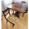 Image 3 : HARDWOOD DINNER TABLE WITH 4 CHAIRS
