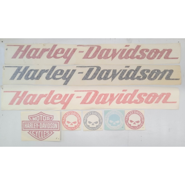 8 ASST HARLEY-DAVIDSON DECALS