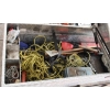 Image 2 : DUAL LID HEX PLATE TRUCK TOOL BOX W/ TOOLS / CONTENTS