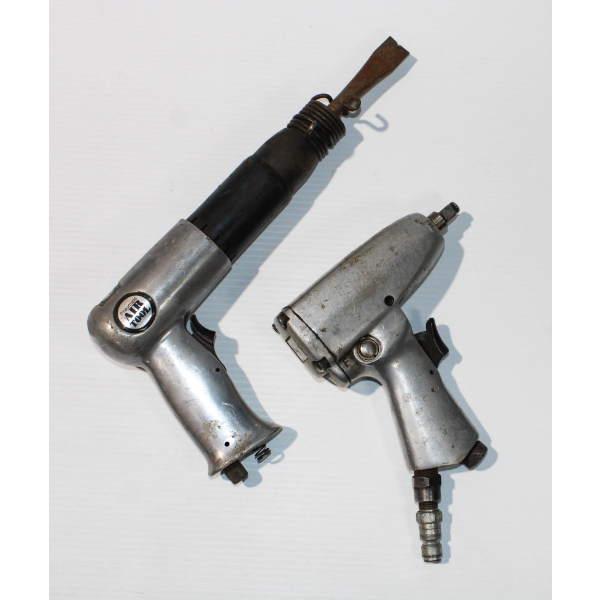 PNEUMATIC AIR HAMMER W/ CHISEL & 3/8" IMPACT WRENCH