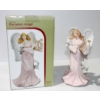 Image 1 : 10" MUSICAL PORCELAIN ANGEL