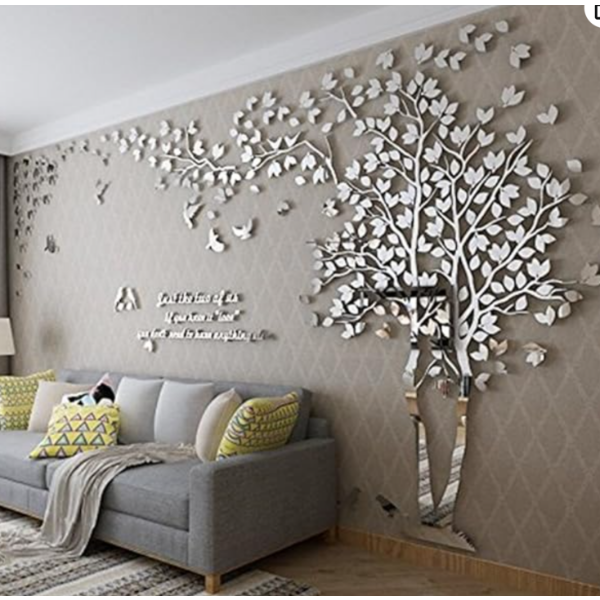 NEW DIY LARGE ACRYLIC WALL TREE "IF YOU HAVE IT "LOVE""