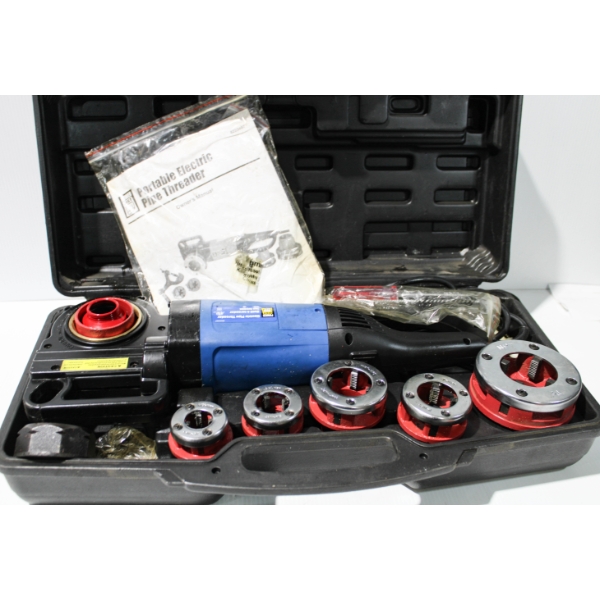 PORTABLE ELECTRIC PIPE THREADER - 1/2" - 1 1/2"