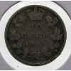 Image 1 : 1899 CANADIAN SILVER 10 CENT COIN