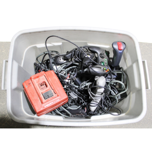 ASST. GAME CONSOLE POWER CORDS - CONTROLLERS - ETC.