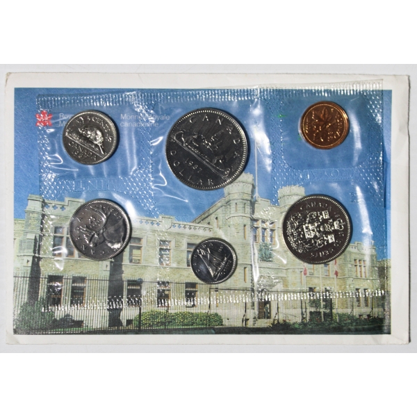 1987 PROOF MINT SEALED CANADIAN COIN SET
