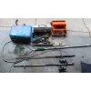 Image 1 : ASSORT. FISHING RODS, TACKLE BOXES, LURES, NETS, ETC.