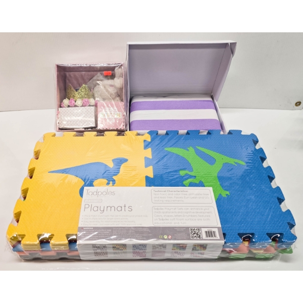 DINOSAUR PLAYMAT - BIRTHDAY BUNNY GIFT SET & BEANBAG COVER
