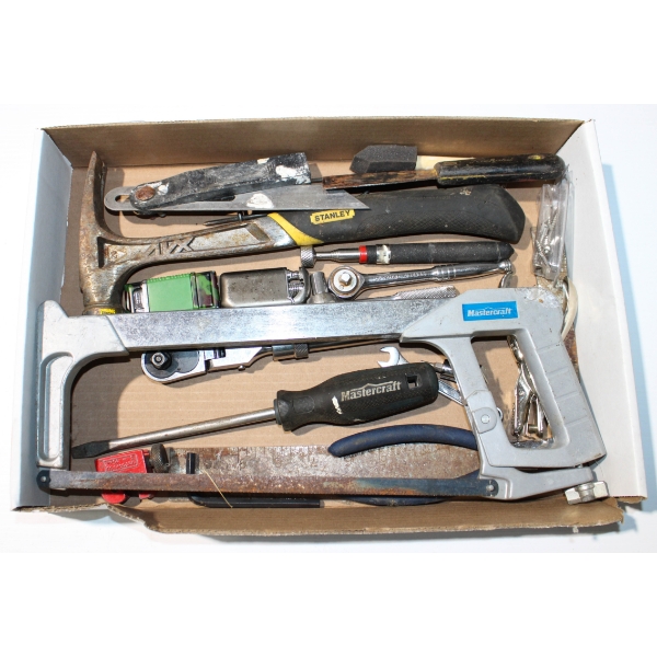 SHOP TOOLS - STANLEY AVX HAMMER - RATCHETS ETC.