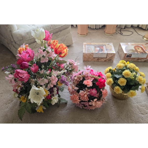ASSORT. DECO ARTIFICAL FLOWERS