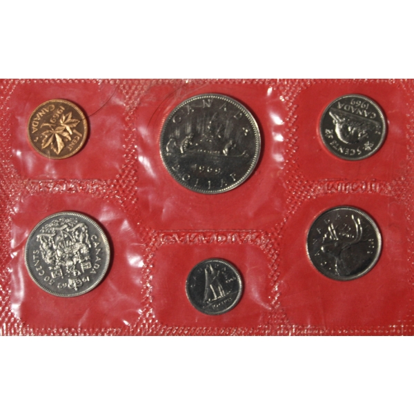 1969 PROOF CANADA MINT SEALED COIN SET