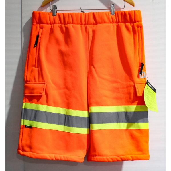 NEW FORCEFIELD HIGH VISIBILITY ORANGE SAFETY CARGO SHORTS