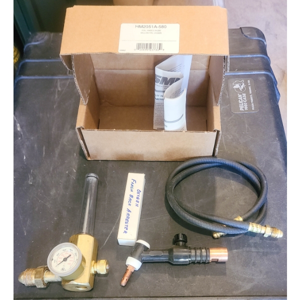 SMITH FLOW METER W/ TIG WELDER HEAD