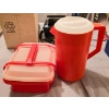 Image 1 : TUPPERWARE & JUICE PITCHER PICNIC ITEMS