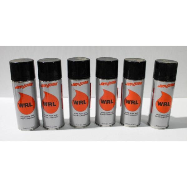 6 X 340G JET-LUBE WRL WIRE ROPE & CHAIN LUBRICANT SPRAY