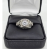 Image 1 : .925 SILVER DECORATIVE RING W/ CUBIC ZIRCONIA