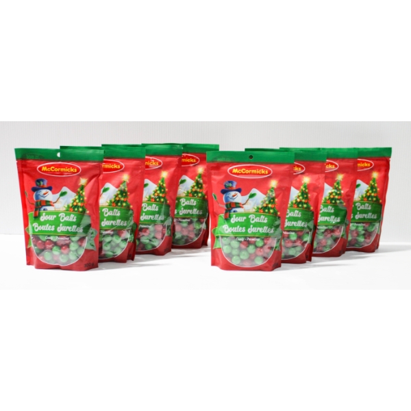 8 X 300G MCCORMICKS SOUR BALLS CANDY