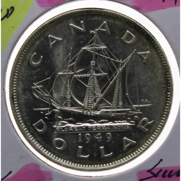 1949 CANADA "MATTHEW" SHIP COMMEMORATIVE DOLLAR