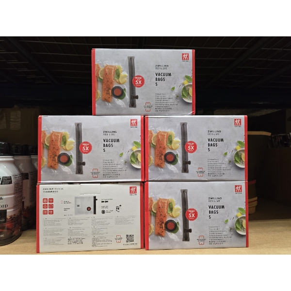 5 BOXES ZWILLING VACUUM PACK BAGS 