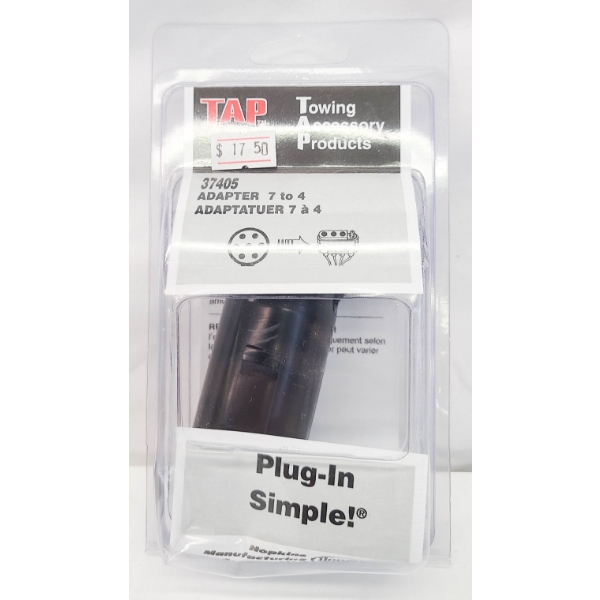 NEW TAP TRAILOR WIRING ADAPTOR 7-WAY TO 4-WAY