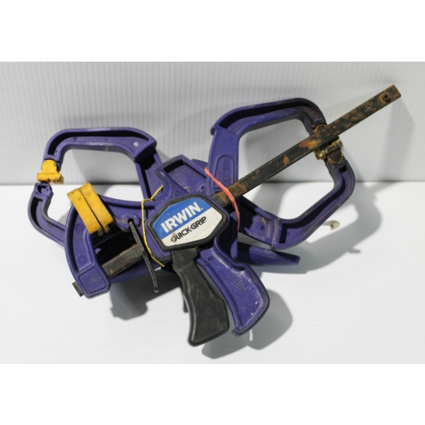 THREE IRWIN CLAMPS