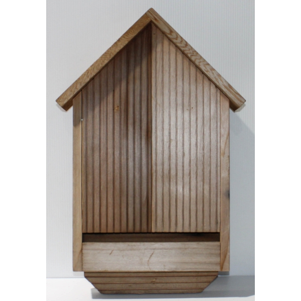 WOODEN BAT HOUSE - SIZE 21"H X 13 3/4"L