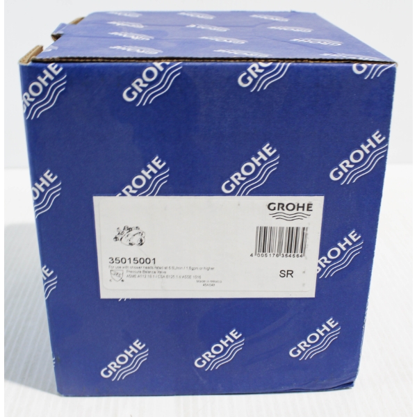 NEW PRESSURE BALANCE VALVE MODEL 35015001