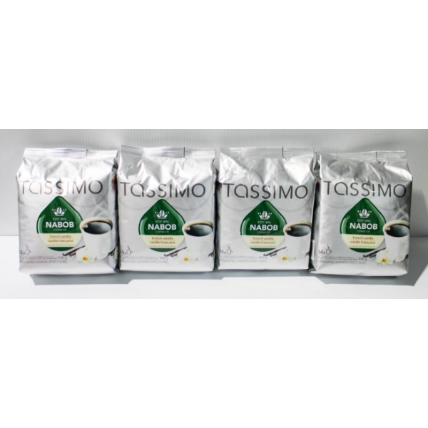 4PKS TASSIMO FRENCH VANILLA COFFEE PODS