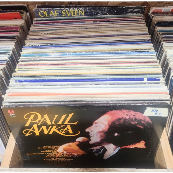 50+ VINTAGE ESTATE LP RECORDS PAUL ANKA ETC.