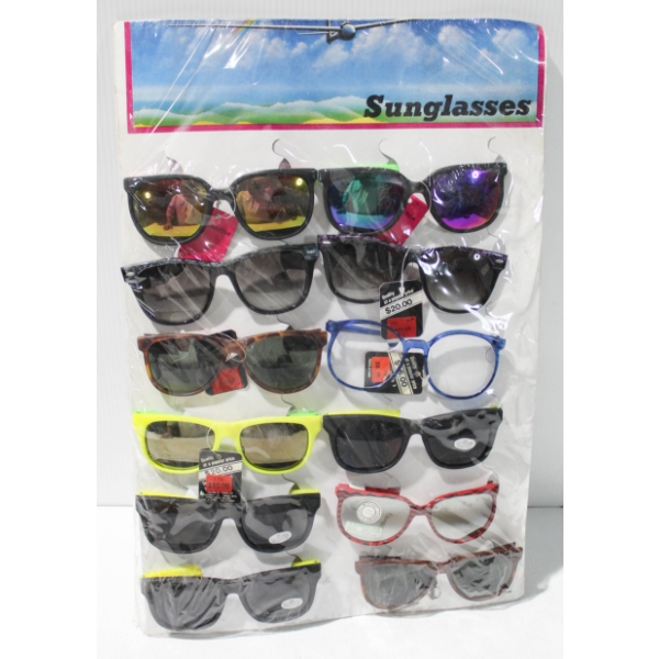 12 NEW DESIGNER SUNGLASSES