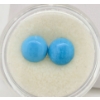 Image 1 : 2 TURQUOISE GEMSTONES - 8MM EACH