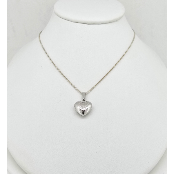 .925 SILVER 16" NECKLACE WITH LOCKET PENDANT