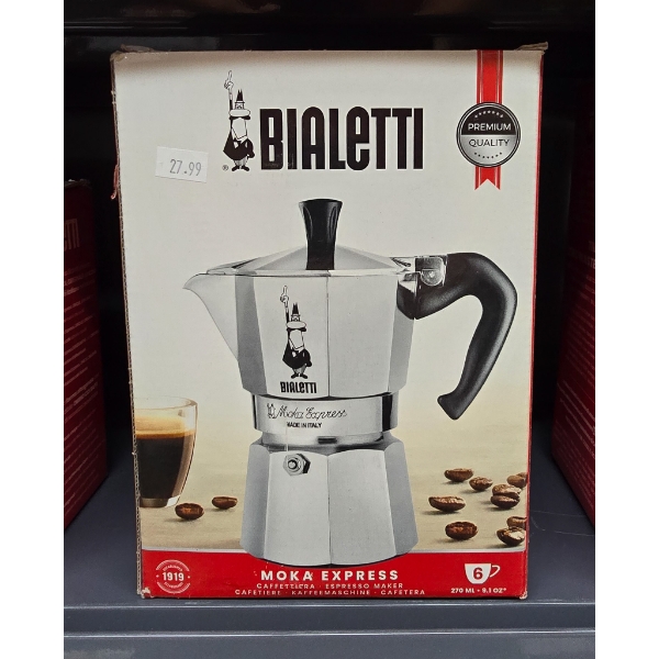 6 CUP BIALETTI MOKA EXPRESS ESPRESSO MAKER