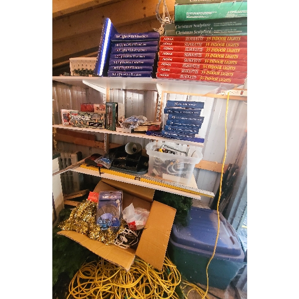 OUTDOOR / INDOOR STRING LIGHTS TOOLS ETC