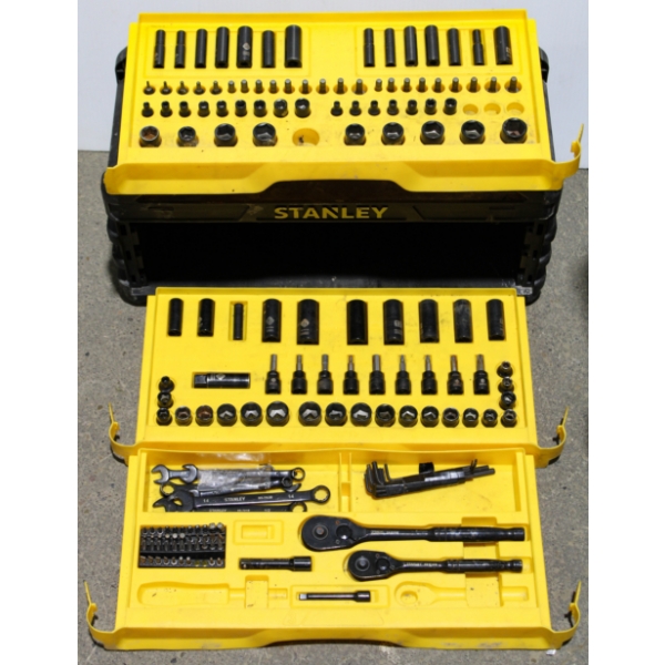 3 DRAWER 160+ STANLEY RATCHET/SOCKET KIT