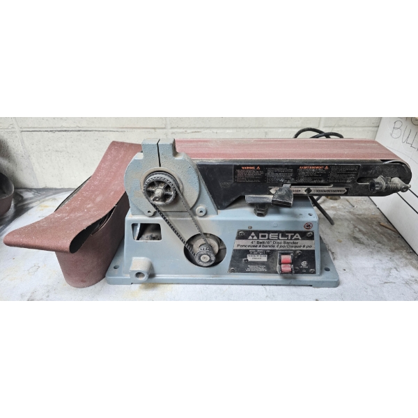 DELTA SINGLE PHASE 4" BELT SANDER