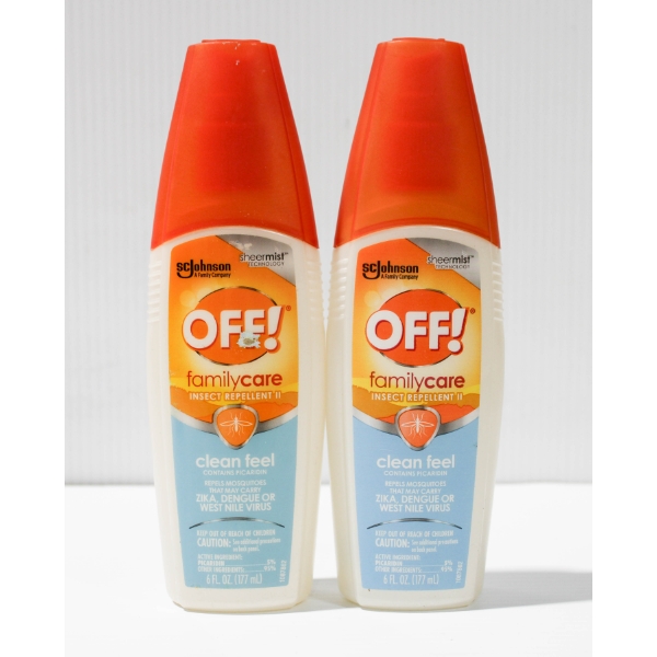 2 X 177ML OFF CLEAN FEEL INSECT REPELLENT II