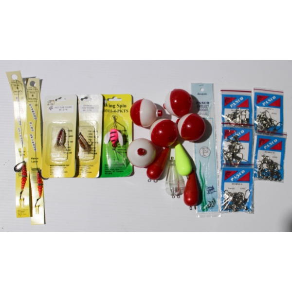 NEW FISHING TACKLE - FISH HOOKS - LURES ETC.