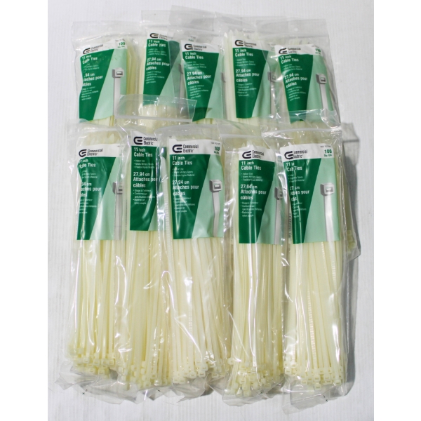 1000 X 11" CABLE TIES COMMERCIAL ELECTRIC