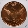 Image 2 : .999 FINE 1OZ PURE COPPER MAPLE LEAF COIN